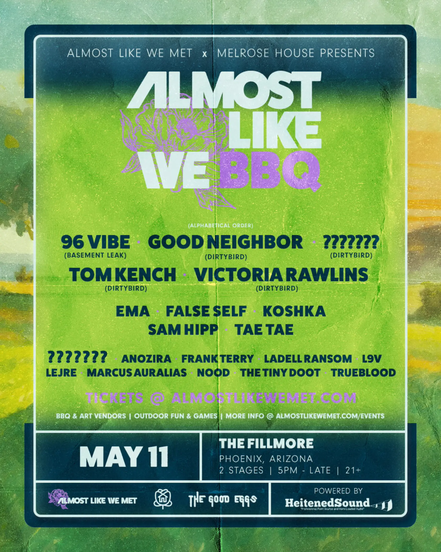 Get your tickets for Almost Like We BBQ now!